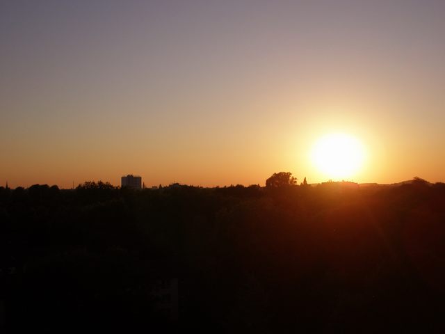 Zapad slnka z balkonu Garden hotela
